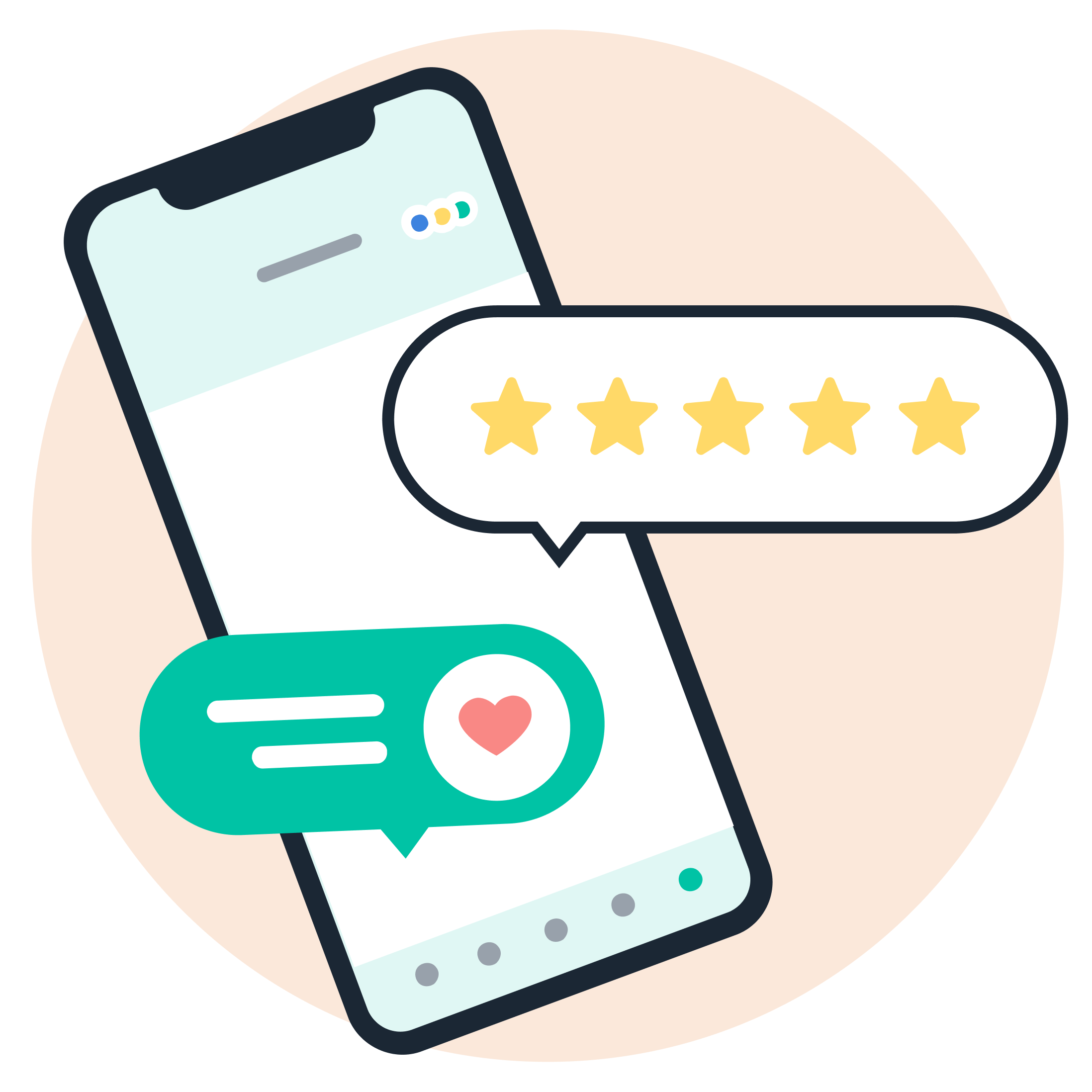 Ilustração de respostas